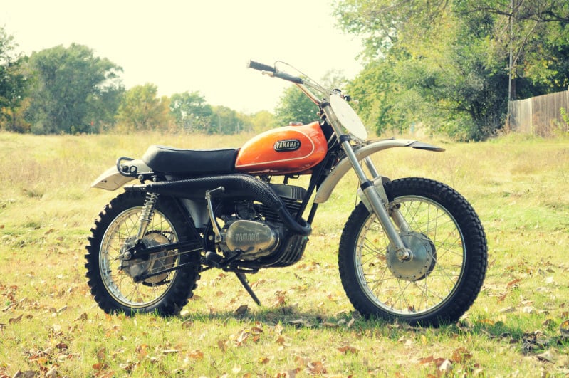 old yamaha dirt bike