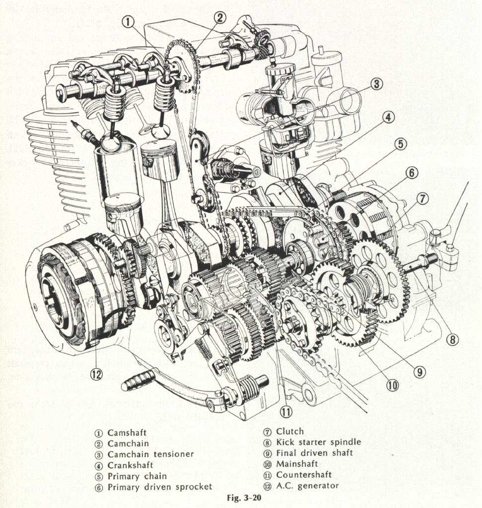 Honda small engine exploded view #3