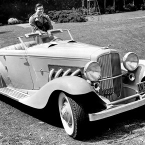 Clark Gable and his Dusenberg Clark Gable and his Dusenberg