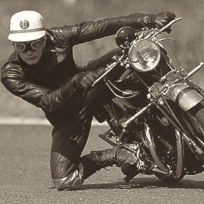 John Surtees Getting His Knee Down John Surtees Getting His Knee Down