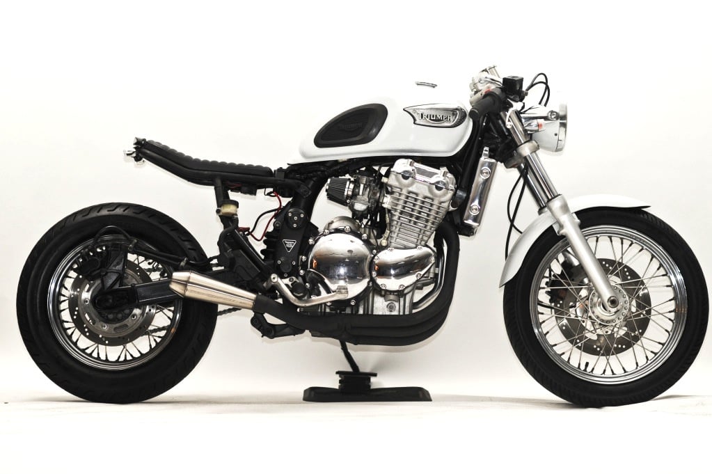 Download this Custom Triumph Motorcycle Adventurer Steel Bent picture