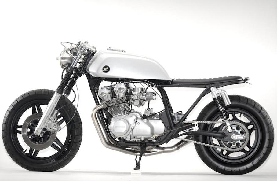 CAF   RACER 76  HONDA CB750 STAINLESS BY STEEL BENT CUSTOMS