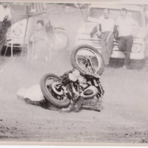 Vintage Motorcycle Crash Vintage Motorcycle Crash