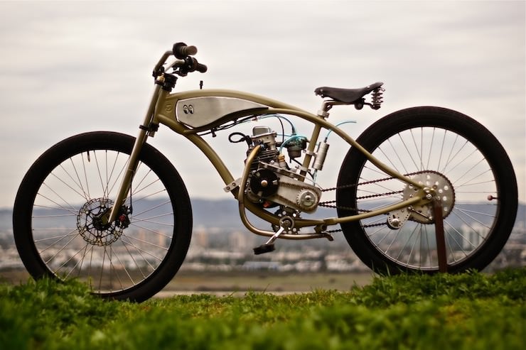 custom motorized bicycles for sale