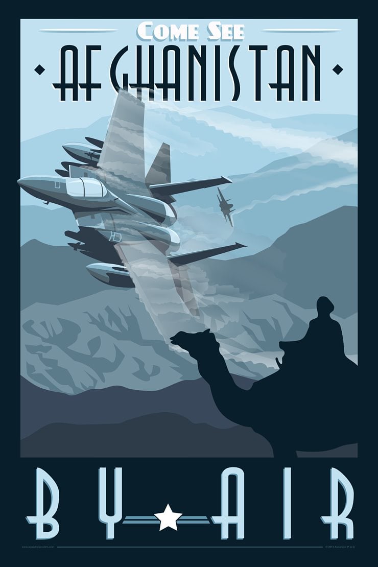 Art Deco USAF Posters by Nicholas Anderson