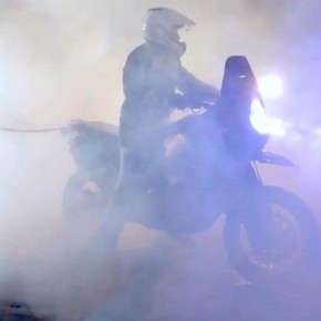 The World's First Two Wheeled Motorcycle Burnout The World's First Two Wheeled Motorcycle Burnout