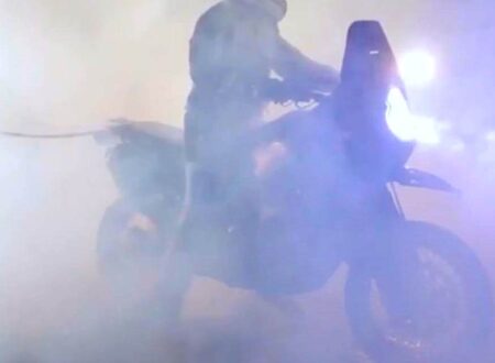 The World's First Two Wheeled Motorcycle Burnout