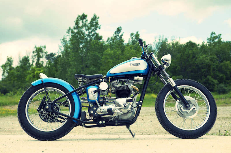 Vintage Triumph Motorcycle 29