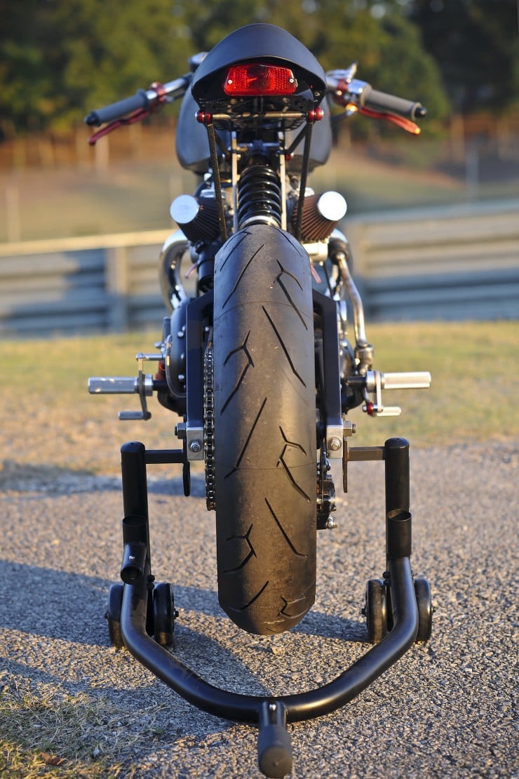 Bucephalus Triumph Custom Motorcycle 4 740x1110 Bucephalus by Loaded Gun Customs