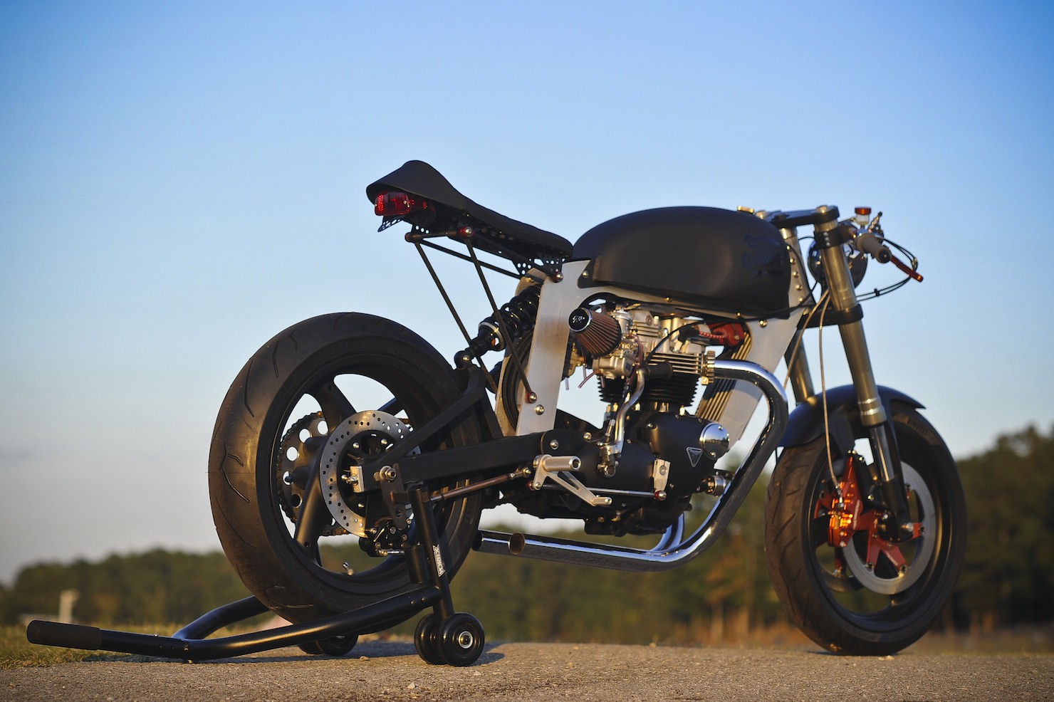 Bucephalus by Loaded Gun Customs Bucephalus Triumph Custom Motorcycle 8 740x493 Bucephalus by Loaded Gun Customs