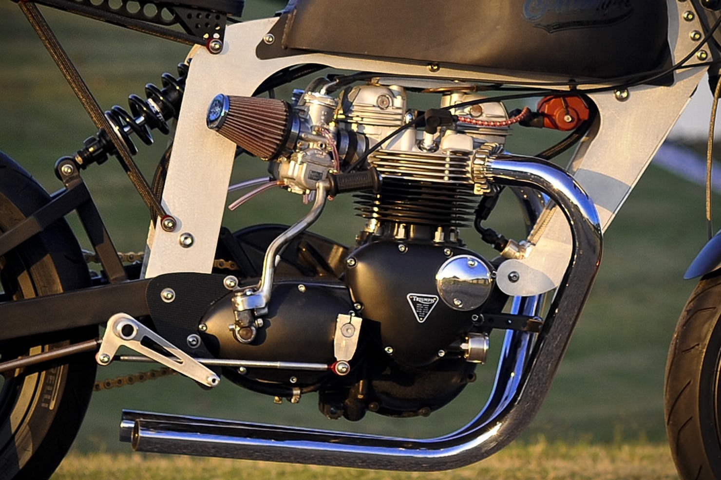 Bucephalus by Loaded Gun Customs Bucephalus Triumph Custom Motorcycle 9 740x493 Bucephalus by Loaded Gun Customs