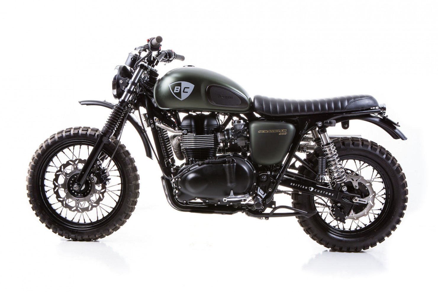The Dirt Bike by British Customs Triumph Scrambler 740x493 The Dirt Bike by British Customs