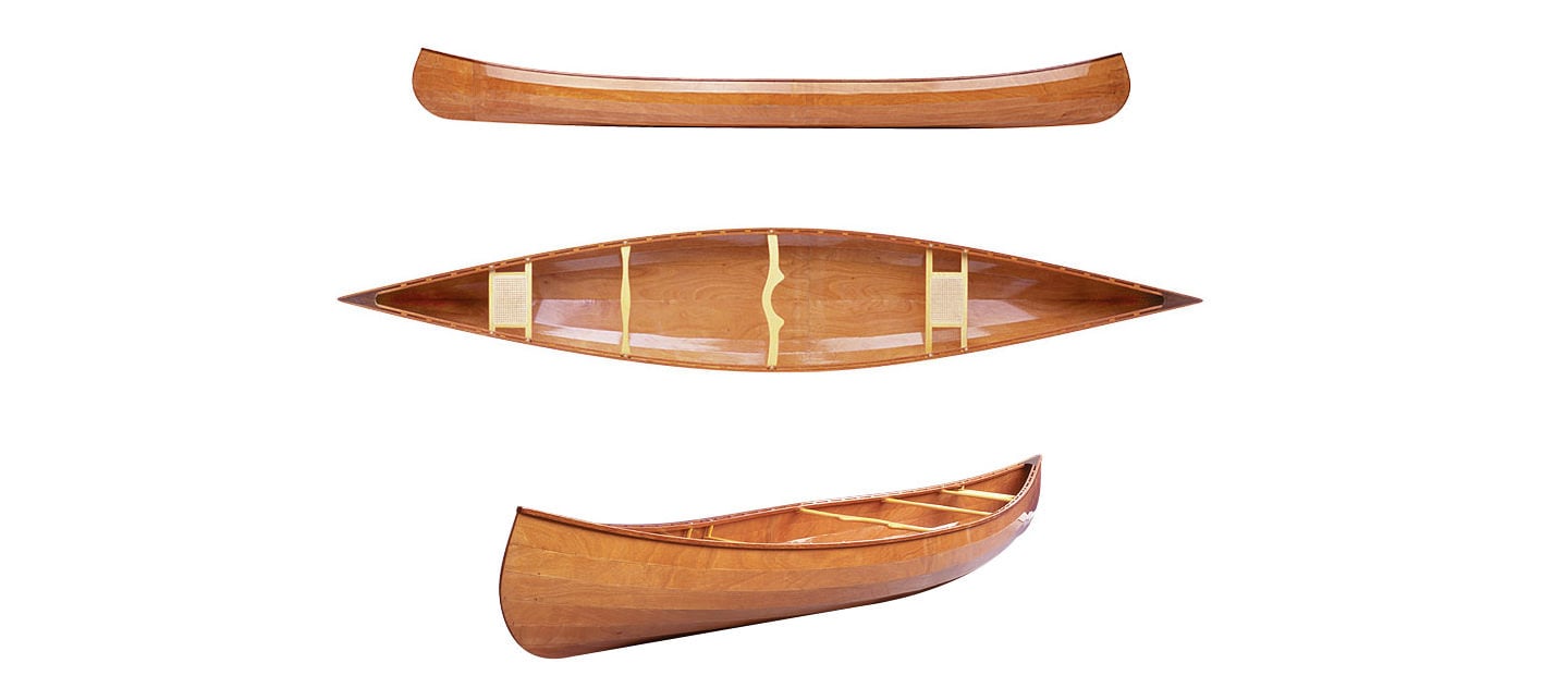 Taiga build a wood canoe kit image 740x330 Wooden Canoe Kit