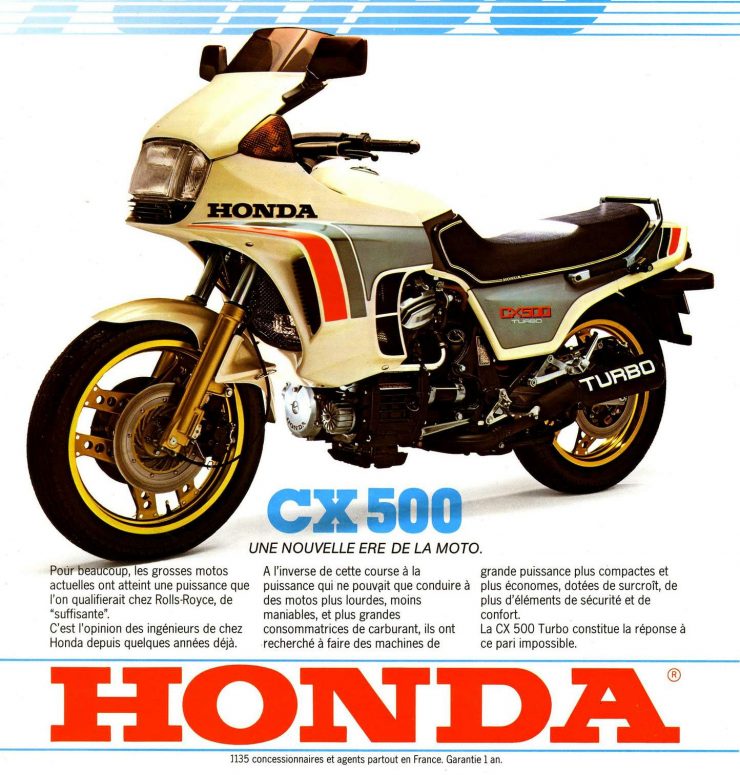 A Brief History of the Honda CX Series Honda CX500TC 740x775