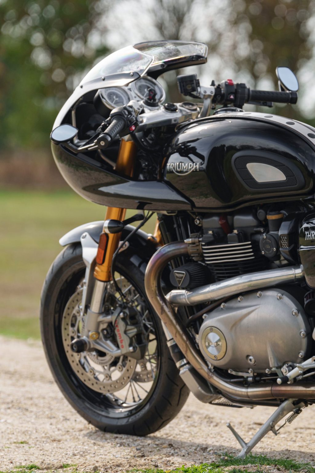 A Factory Built Supercharged Triumph Thruxton R Whp