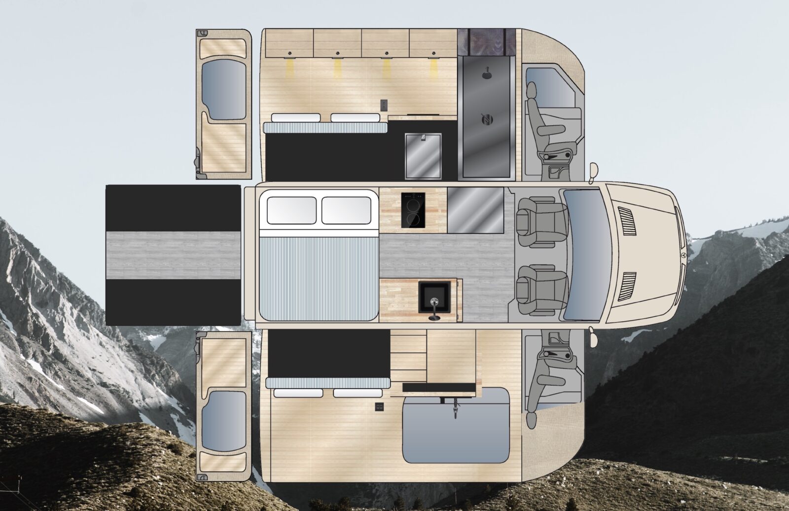 The X Vanspeed Mercedes Benz Sprinter Camper