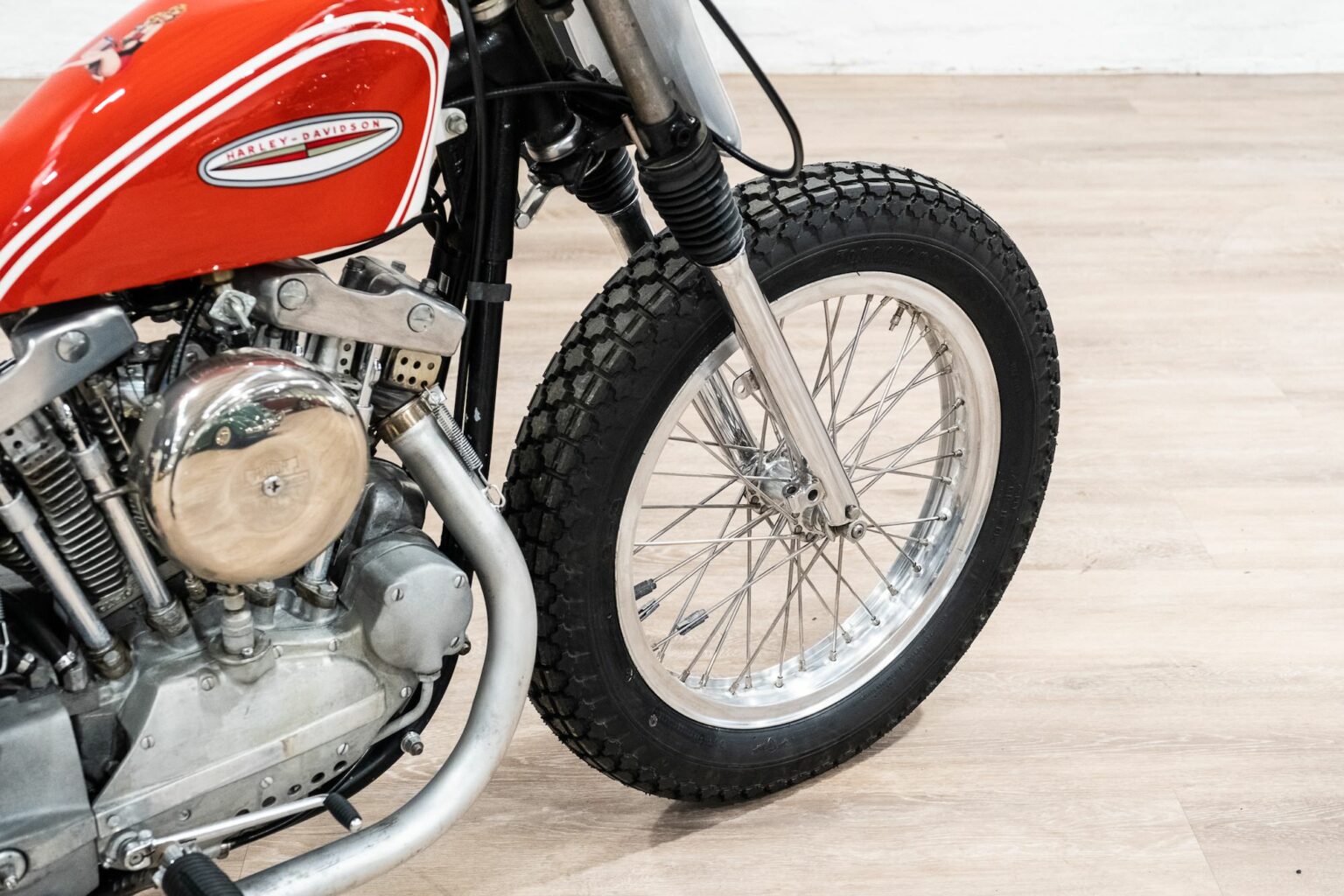 A Rare Harley Davidson Sportster XLR 883 TT Racer