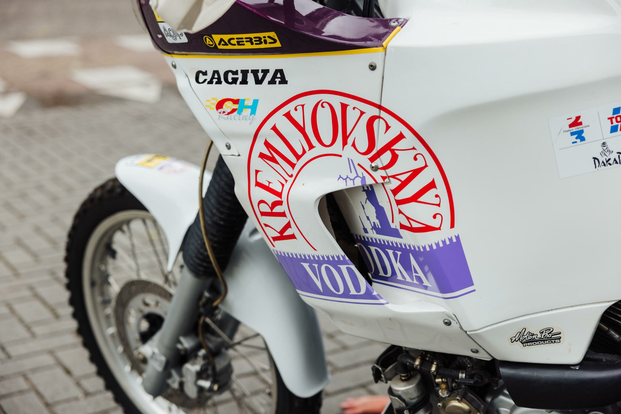 A Cagiva Elefant Dakar A Genuine Paris Dakar Rally Veteran