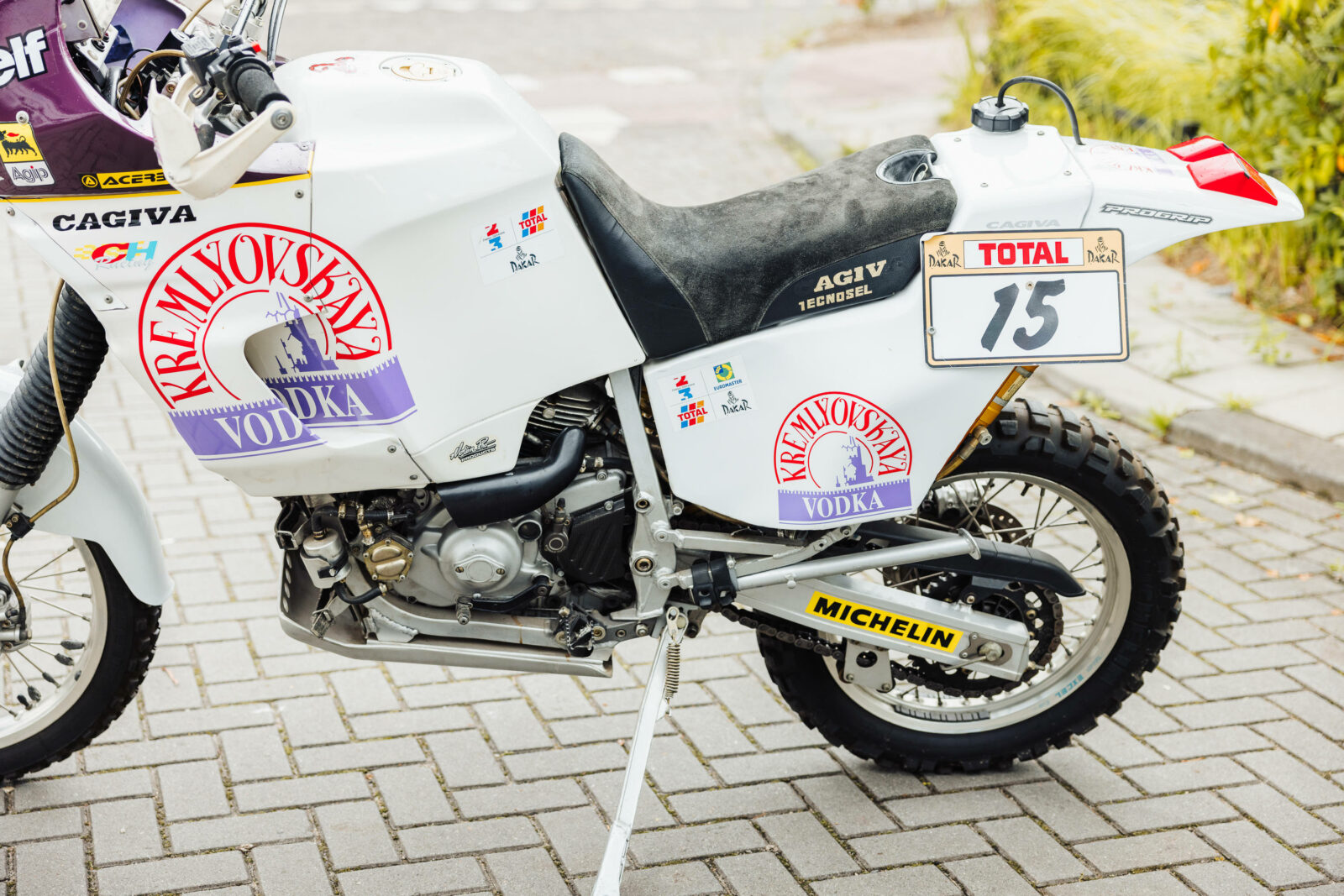 A Cagiva Elefant Dakar A Genuine Paris Dakar Rally Veteran