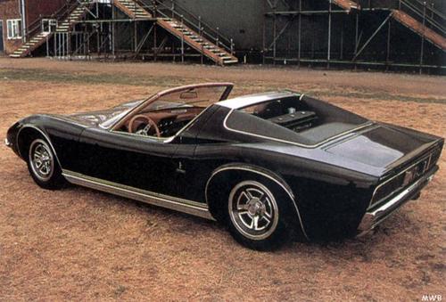The 1968 Bertone Lamborghini Miura - Pictures and Info