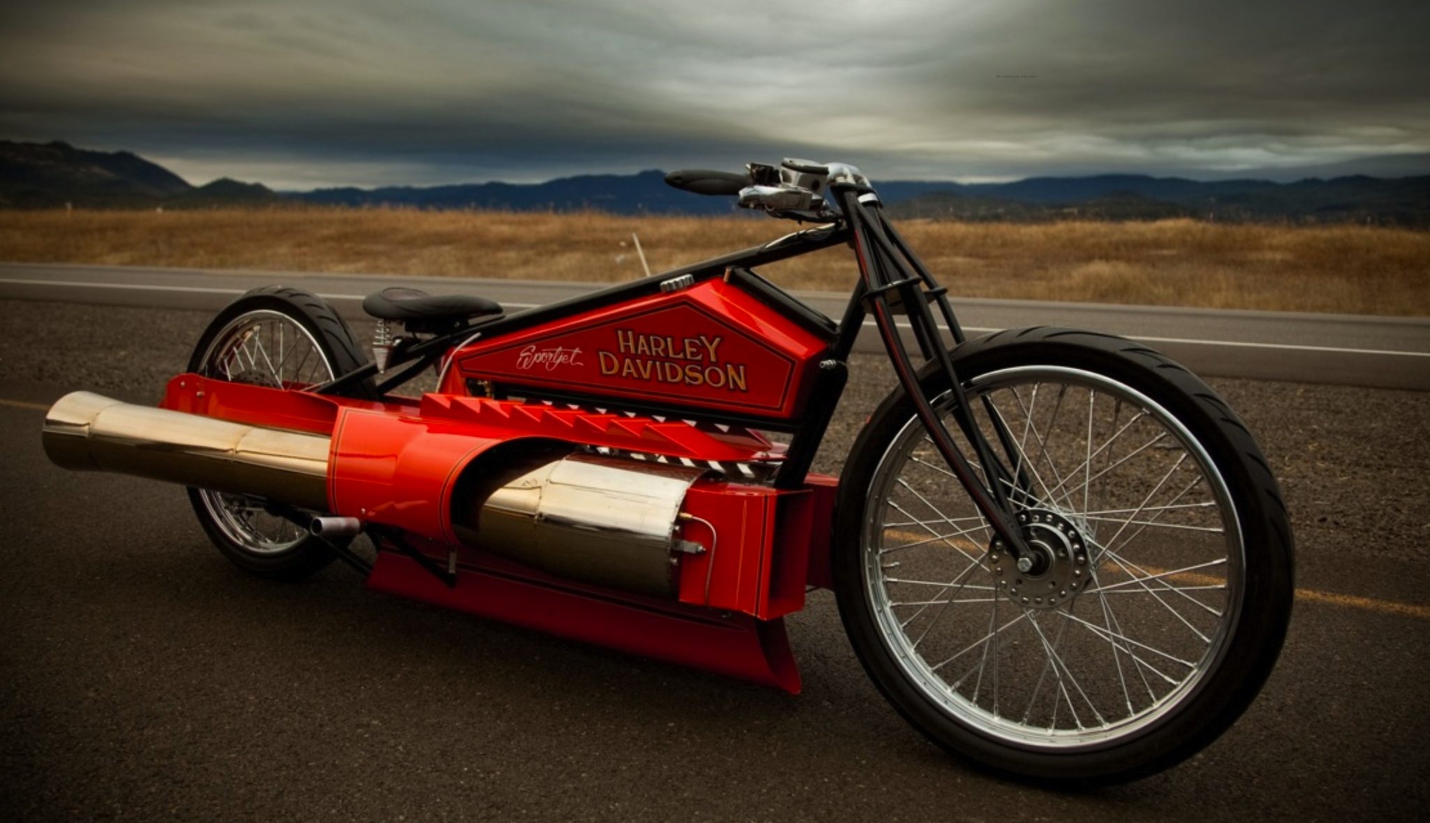 jet engine bicycle