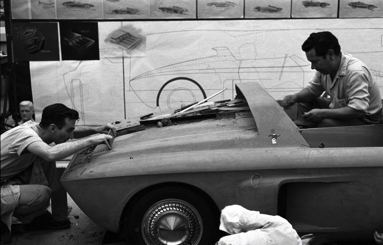 Mustang Prototype Clay Mould
