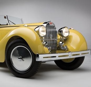 Swiss coachbuilder Worblaufen were responsible for some truly remarkable auto designs between 1929 and 1958, the Bugatti pictured above and below is a fine example of Worblaufen work and it's also quite possibly his most famous project.