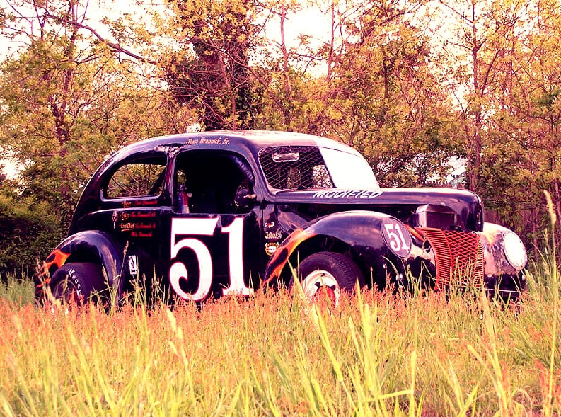 Vintage Dirt Track Race Car Photos