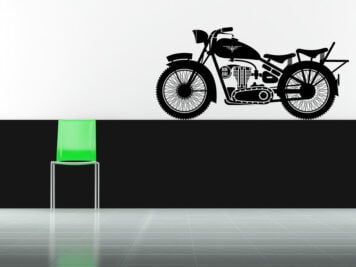 Motorcycle Wall Decal