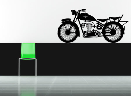 Motorcycle Wall Decal