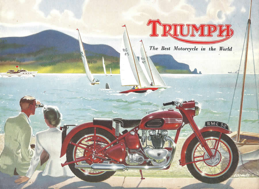 Triumph deals thunderbird 1950