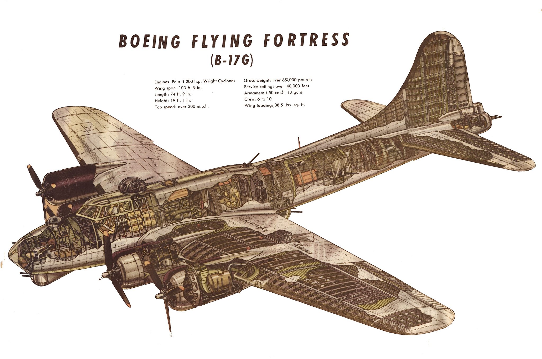 b17 flying fortress interior