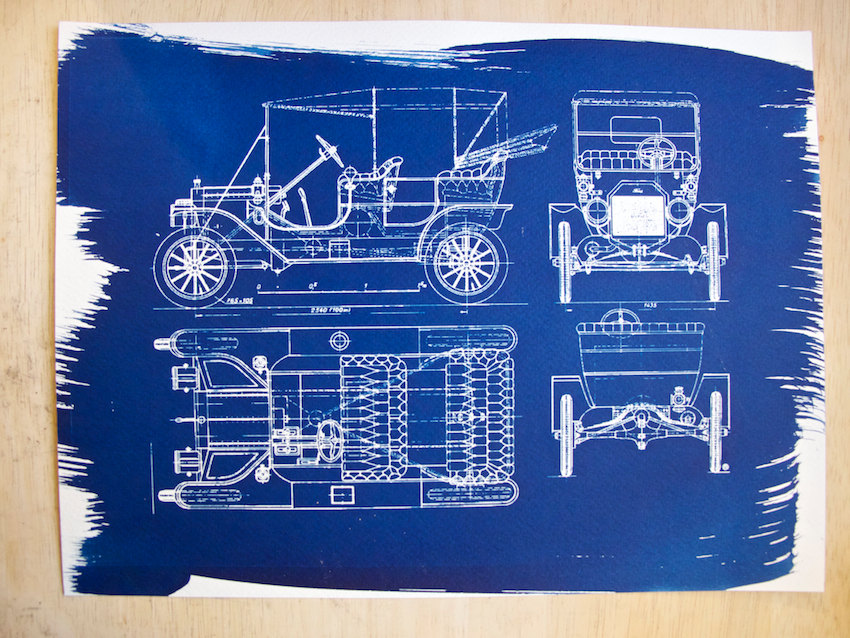 Blueprints for a ford model t #9