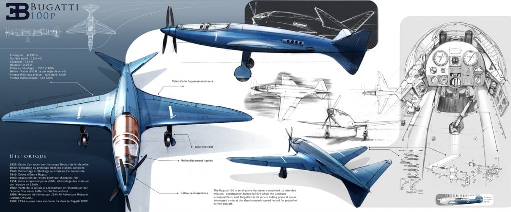 Bugatti 100P Plane