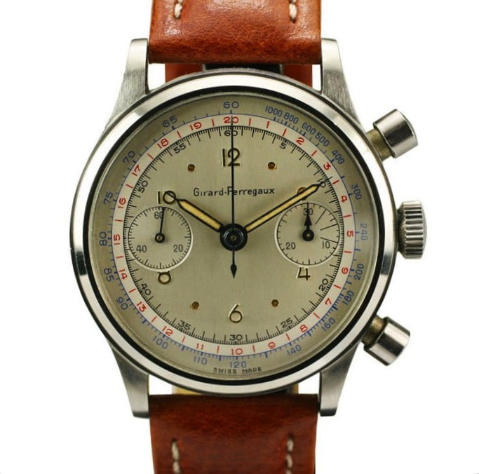 Vintage Girard Perregaux Chronograph Silodrome