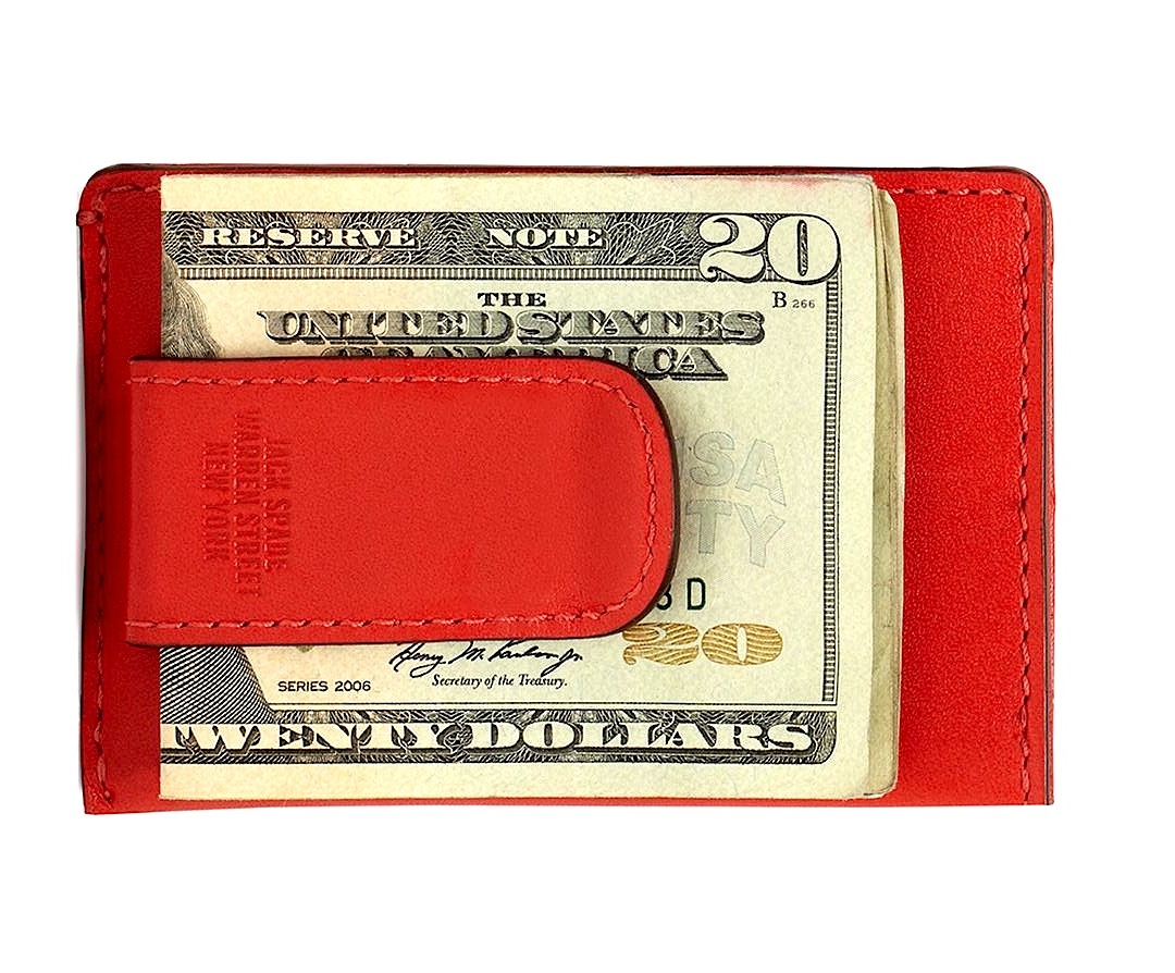 Jack Spade Leather Billfold Wallet in Red for Men