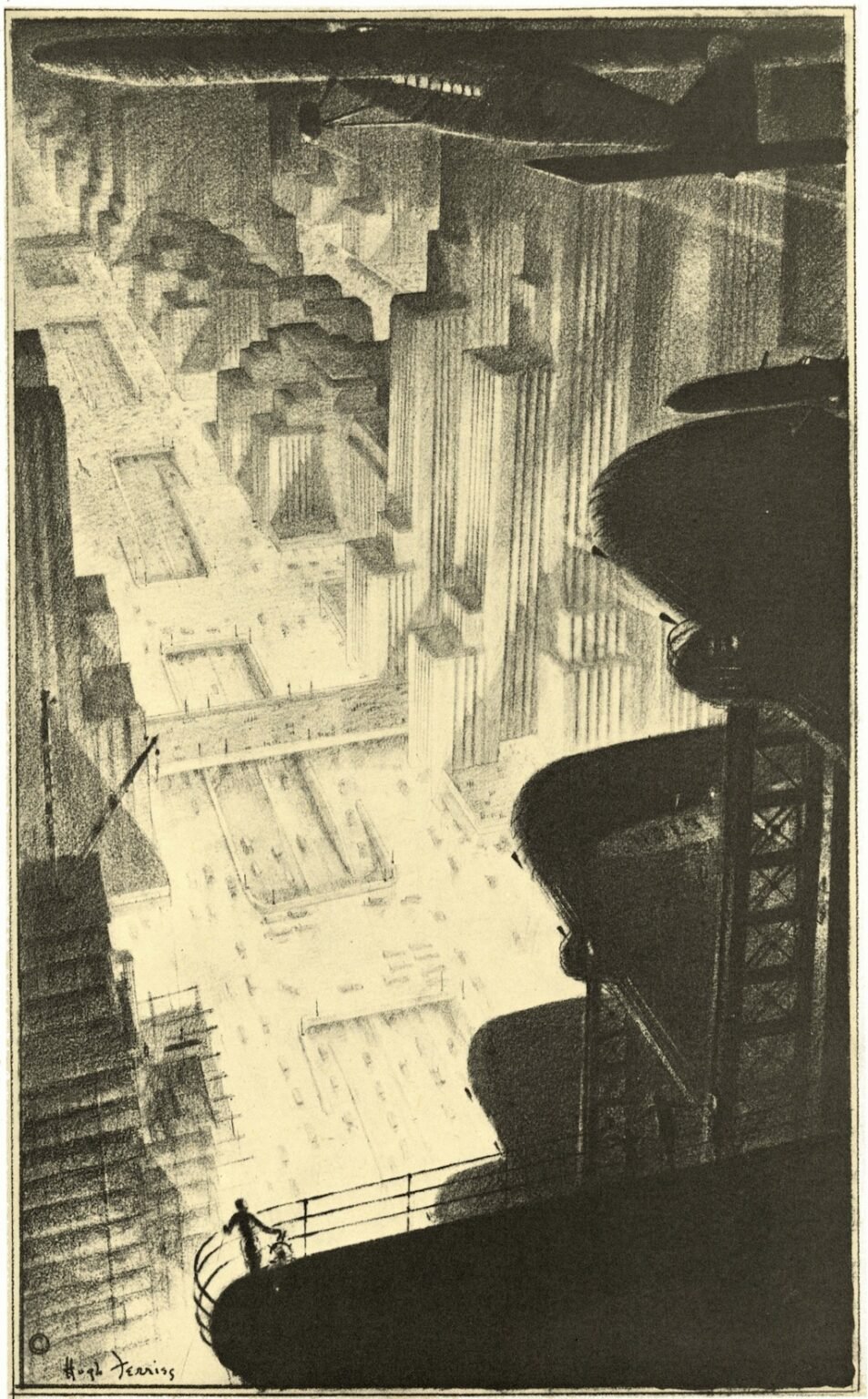 Hugh Ferriss - Silodrome