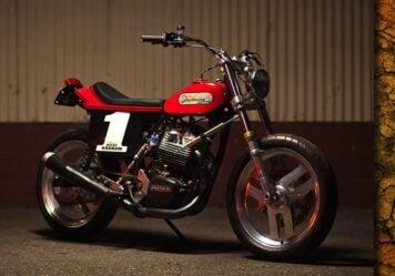 Manubrio moto Flat Track racer cromato - H15