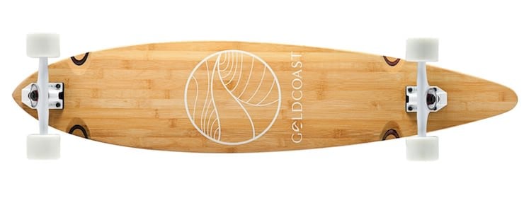 Bamboo Longboard by Gold Coast Skateboards - $165 USD