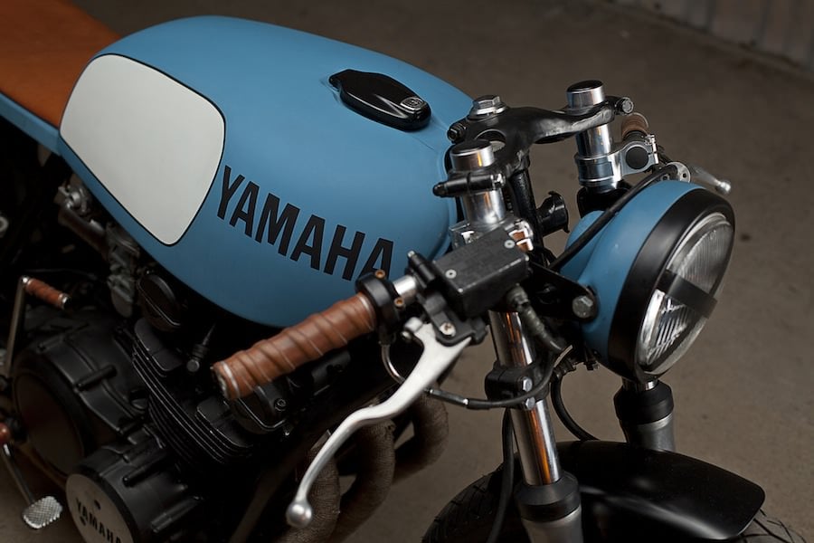 yamaha xs750 cafe racer