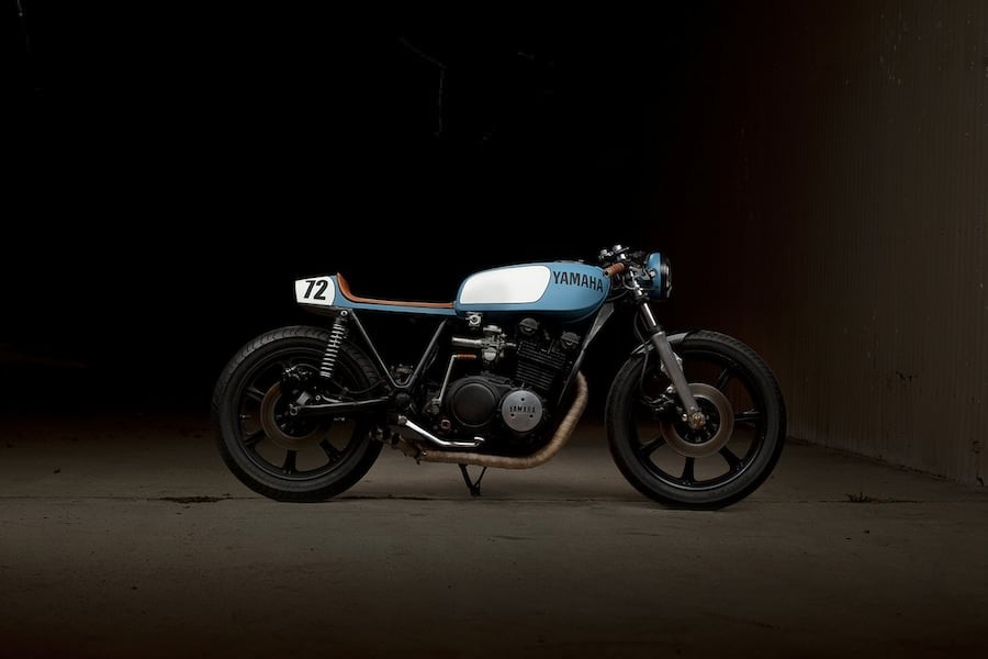 yamaha xs750 cafe racer