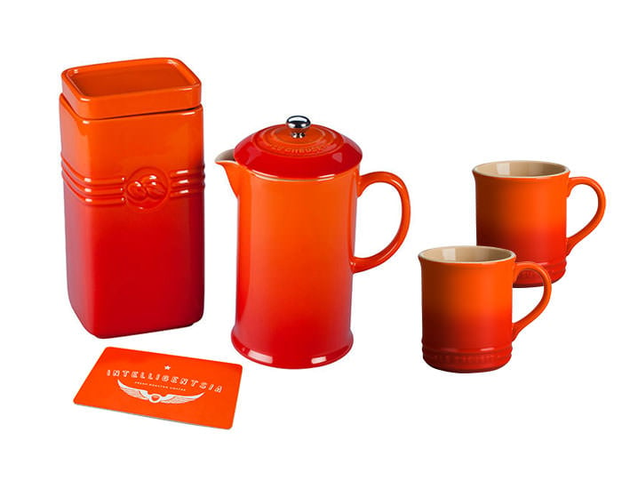 Le Creuset Coffee Press Orange