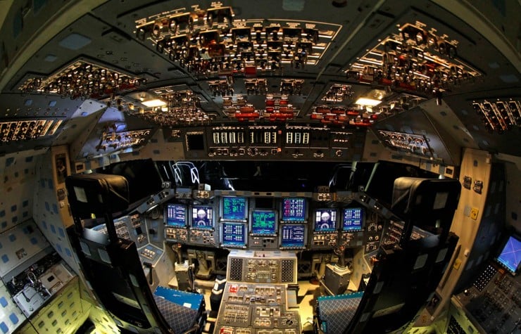 Endeavour Shuttle Cockpit