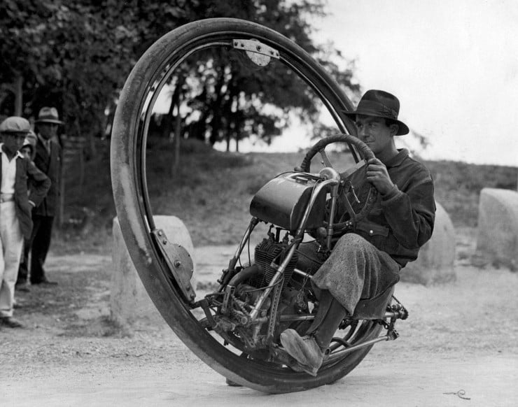 Monowheel built by M. Goventosa