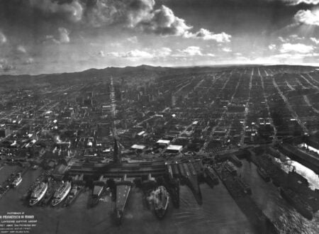 San Francisco In Ruins - 1906 San Francisco in ruins from Lawrence Captive Airship 1906 450x330 - San Francisco In Ruins - 1906