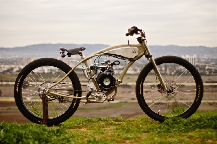 custom motorized bike