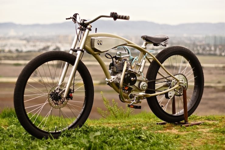 custom motorized bicycle parts