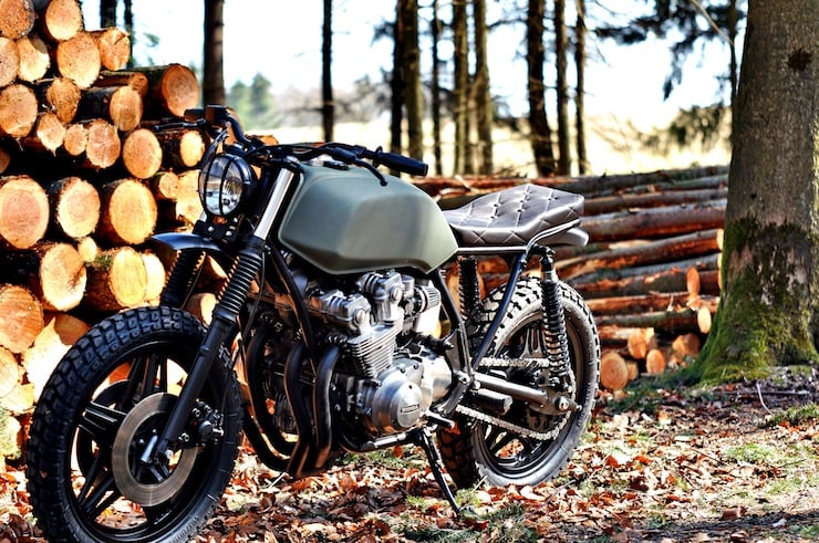 Honda CB750 Scrambler by Left Hand Cycles