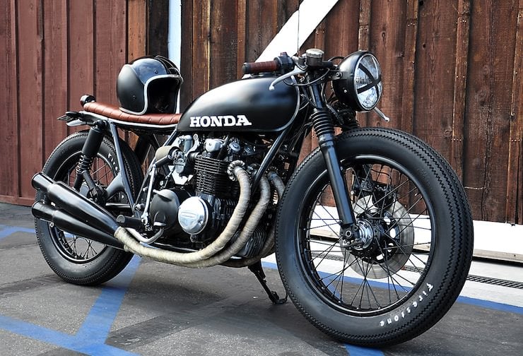 Honda Cb550 Cafe Racer Custom By Seaweed Gravel