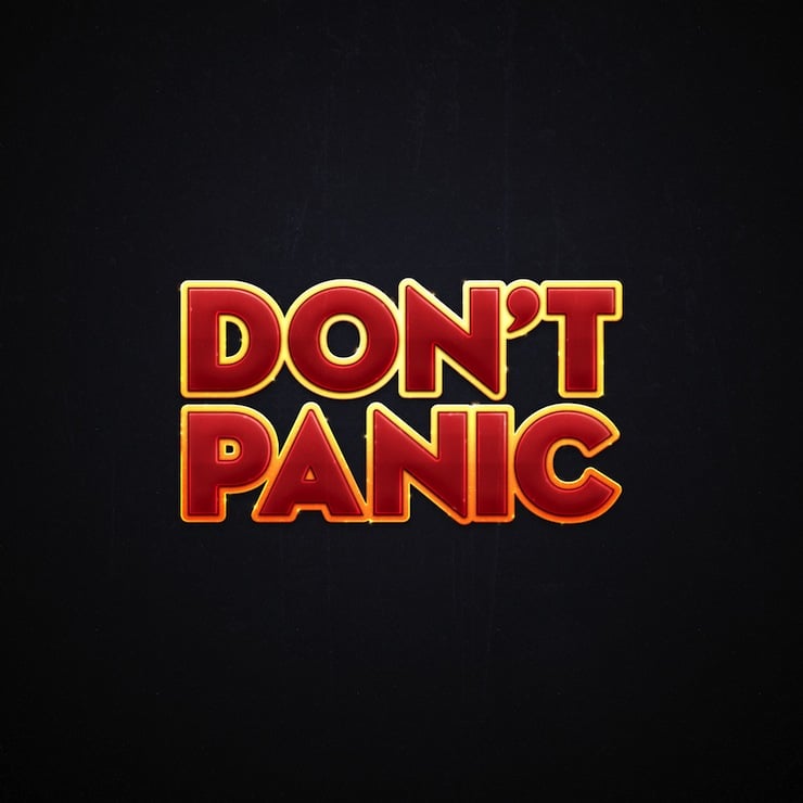 Don't Panic - The Hitchhiker's Guide To The Galaxy Wallpaper